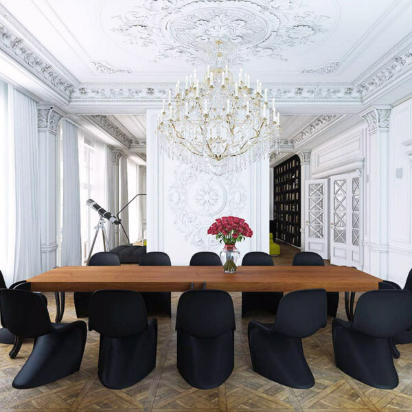 black-Panton-S-chair-classical-white-molding-dining-room-wood-parquet-floors-photo-by-Nikita-Borisenko-feat.jpg